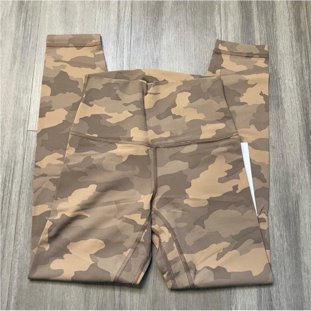 Lululemon Athletica Brown Camo Leggings